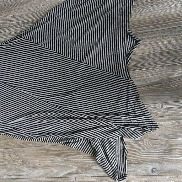 Monteau Striped Knit Midi Dress small - Picture 4 of 4